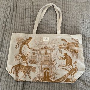 Brand new Sezane canvas tote